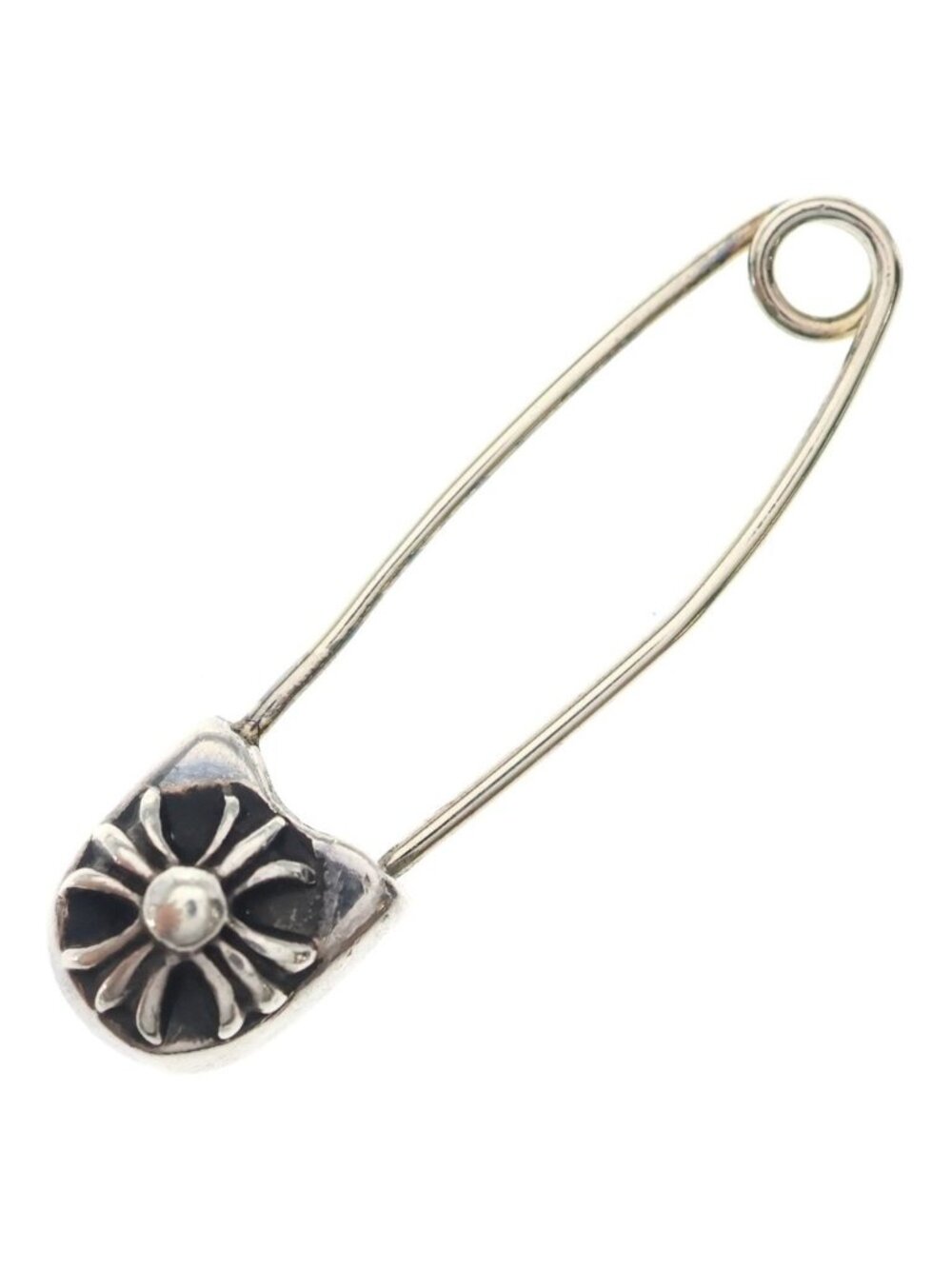 Chrome Hearts Safetypin SM Safety Pin Small Silver Necklace